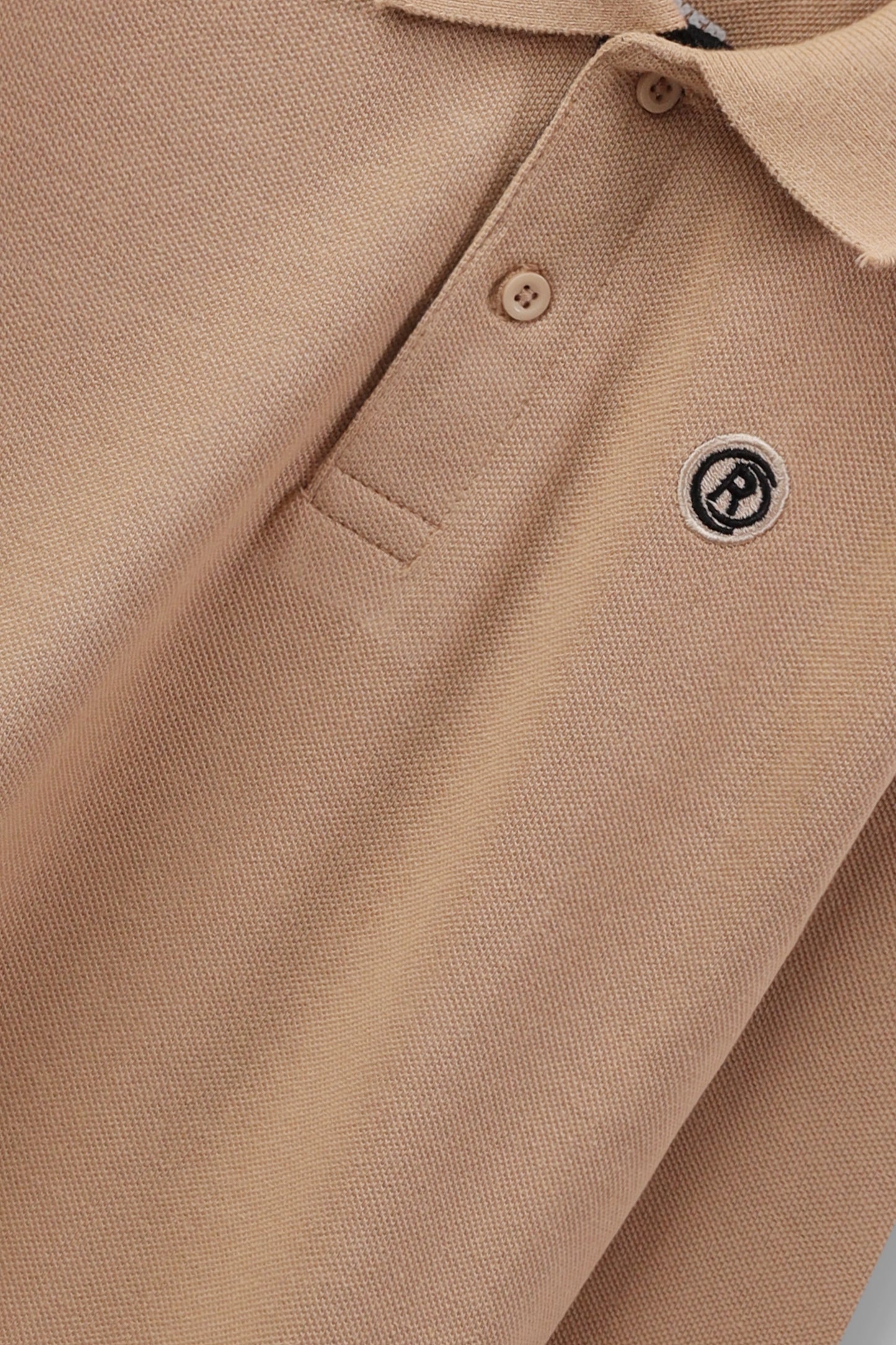 Beige Signature Polo