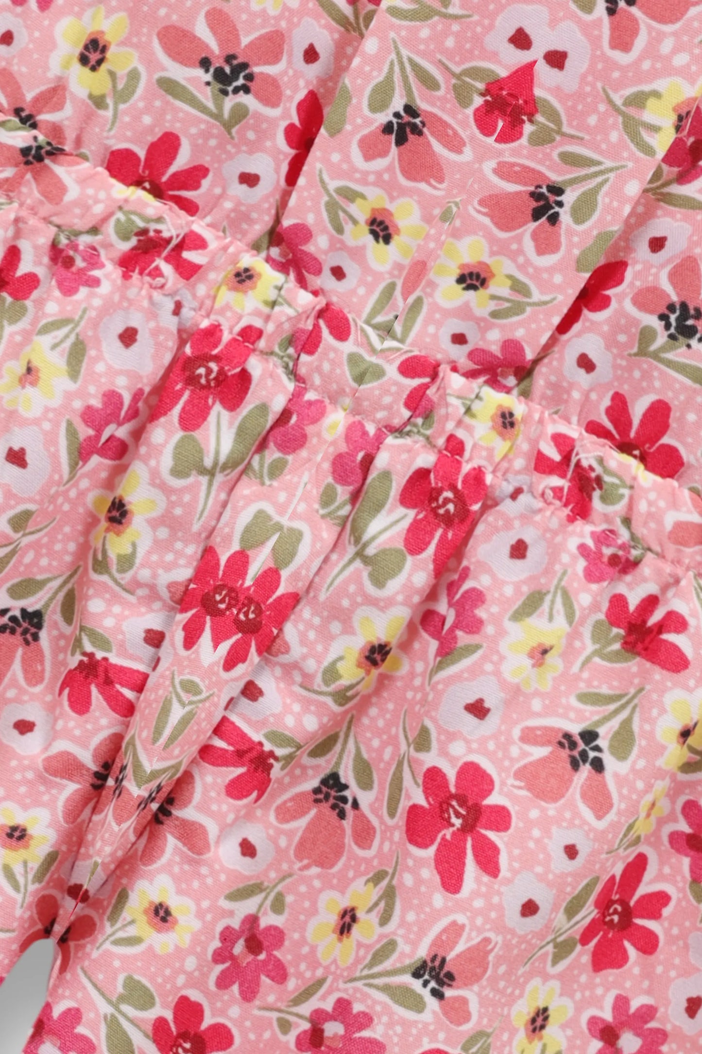 Girls Floral Bliss Cotton Jumpsuit