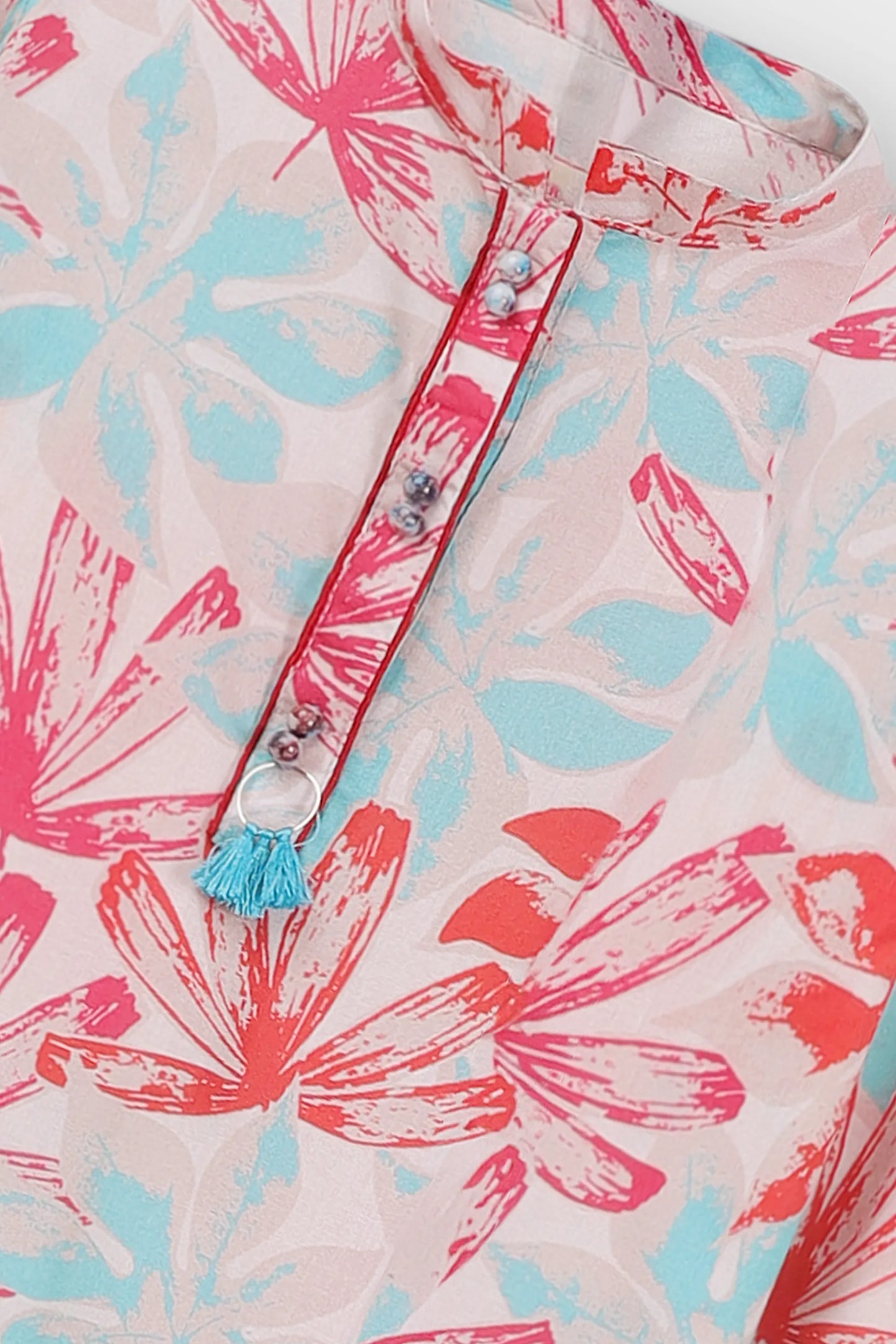 Charming Floral Printed Kurta Set - 2pc