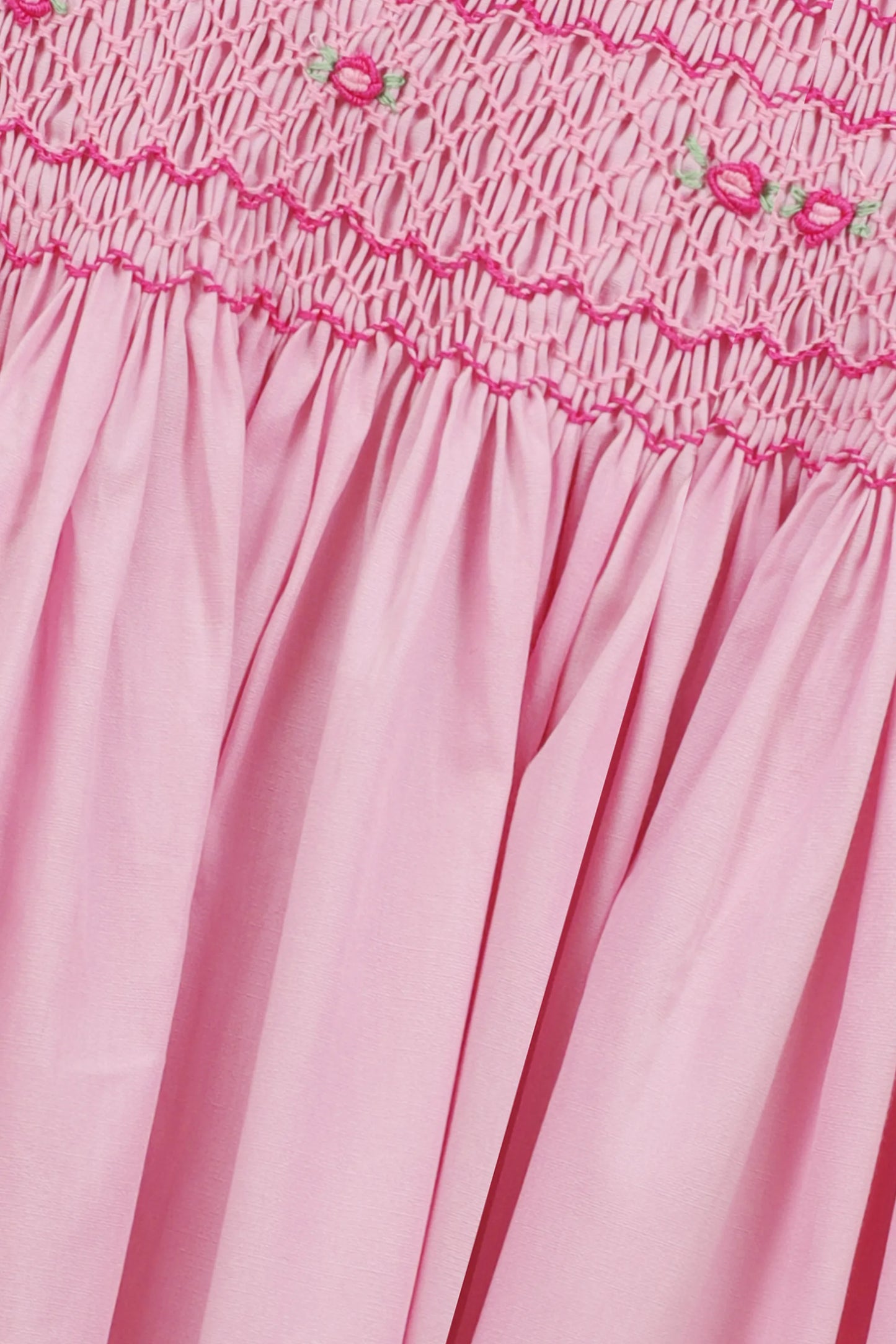 فستان قطني زهري جميل ومكسر