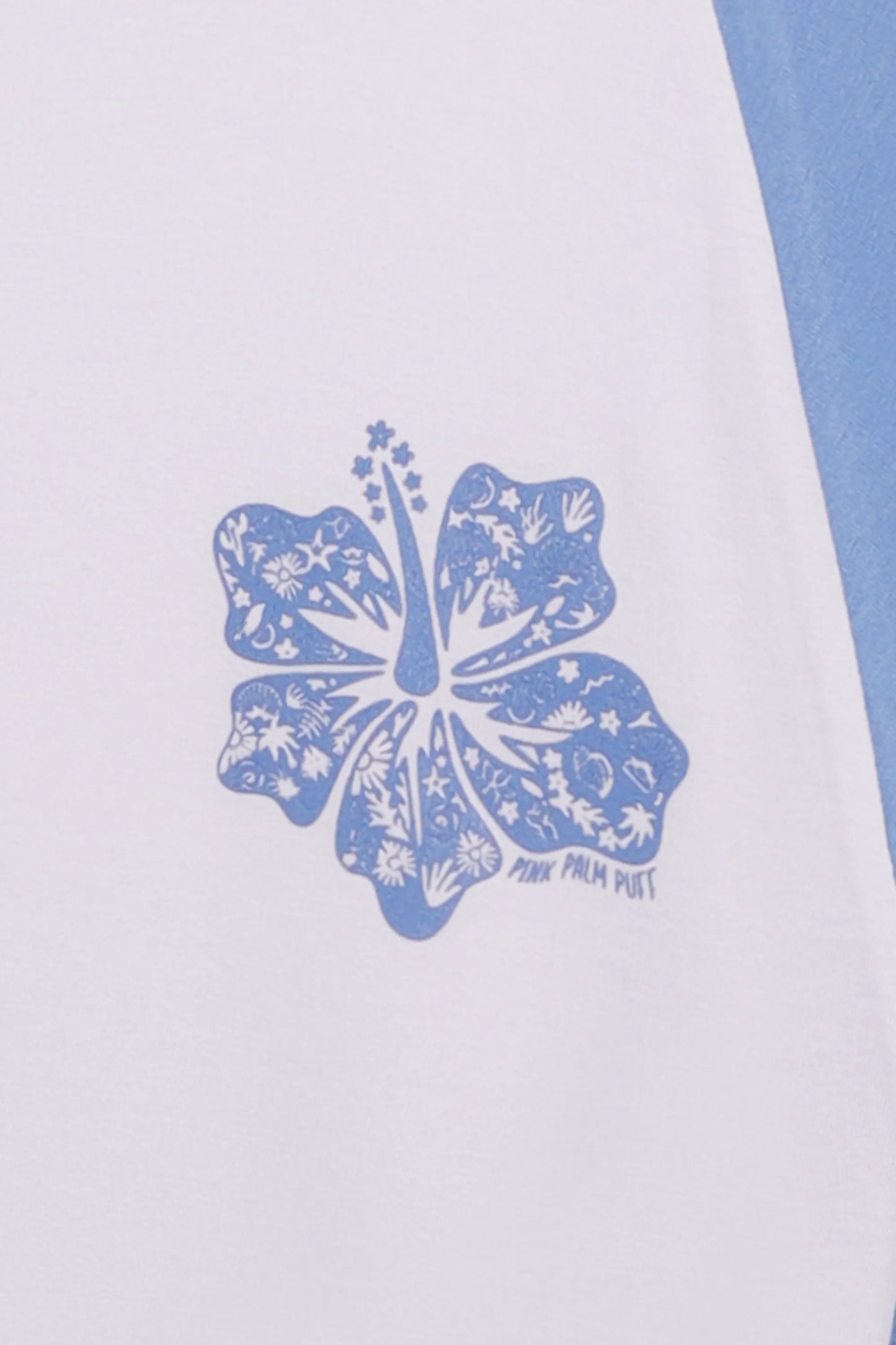 تي شيرت بناتي أبيض قصير بكم راجلان