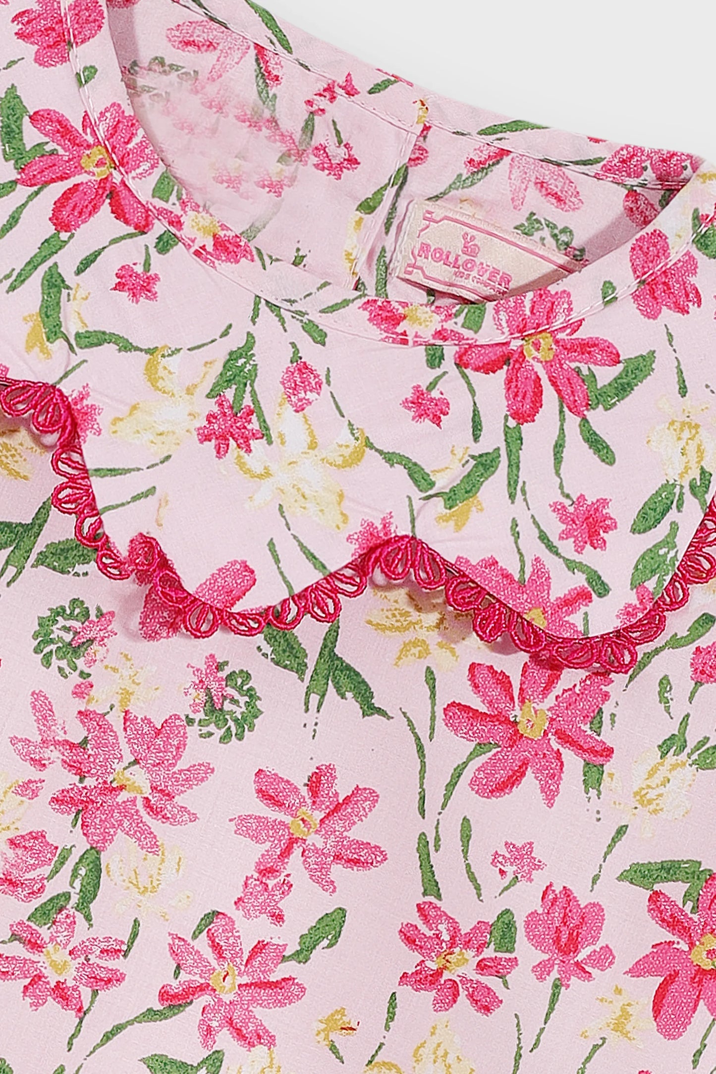 Rosy Garden Cotton Dress Set