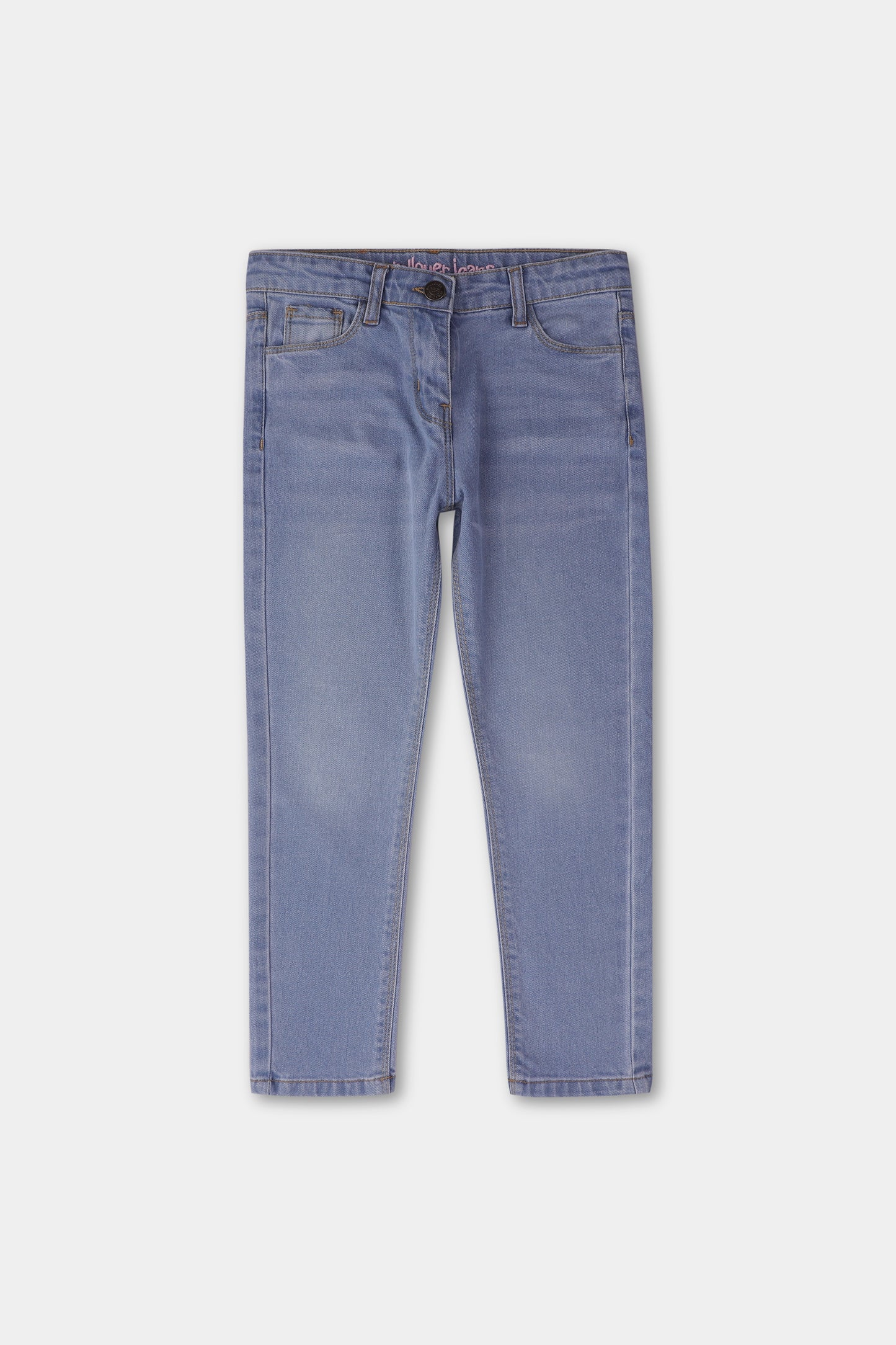 بناطيل جينز ديمين مغسولة للفتيات