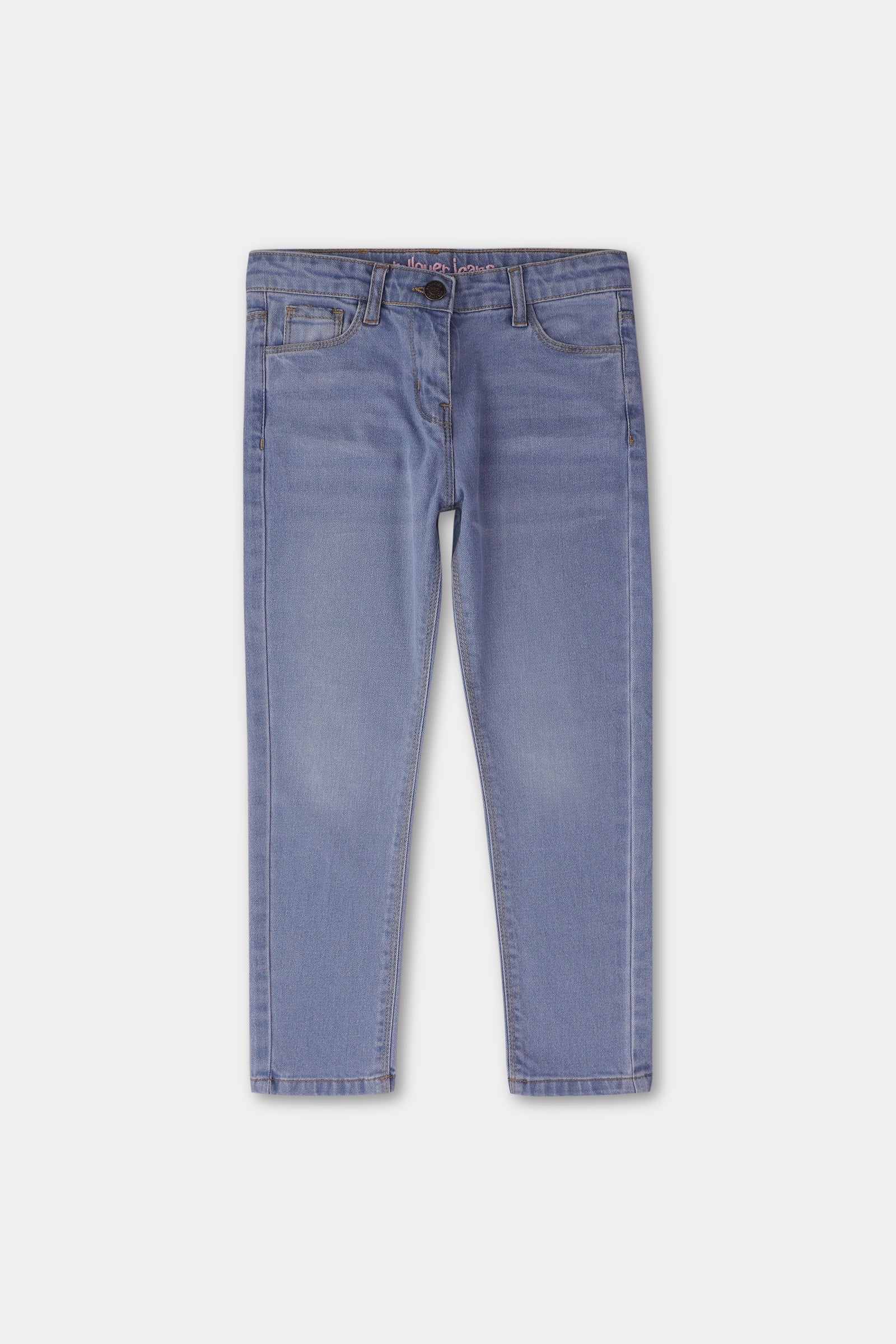 بناطيل جينز ديمين مغسولة للفتيات