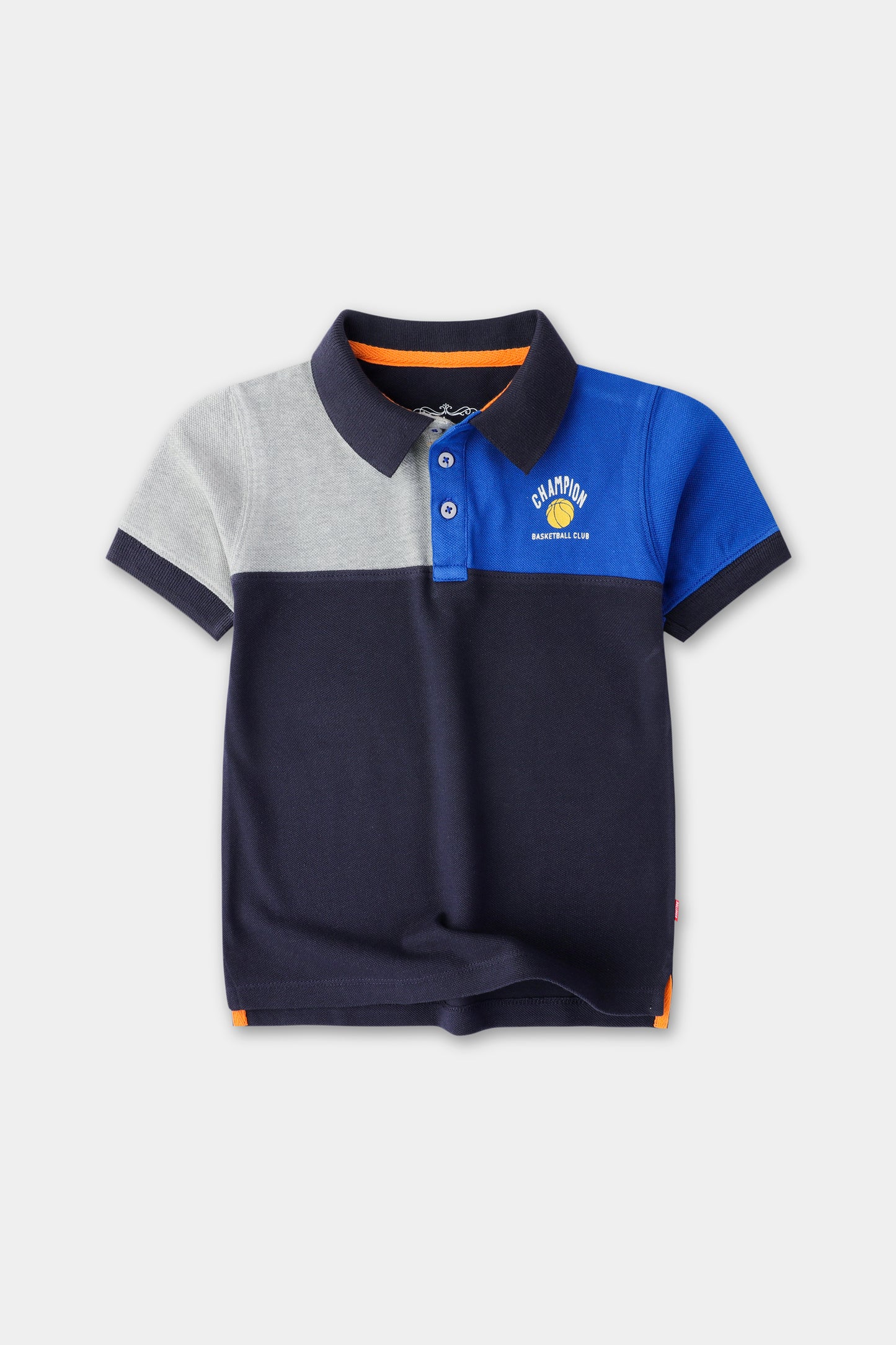 تيشيرت بولو ولادي بقصة ألوان كحلي