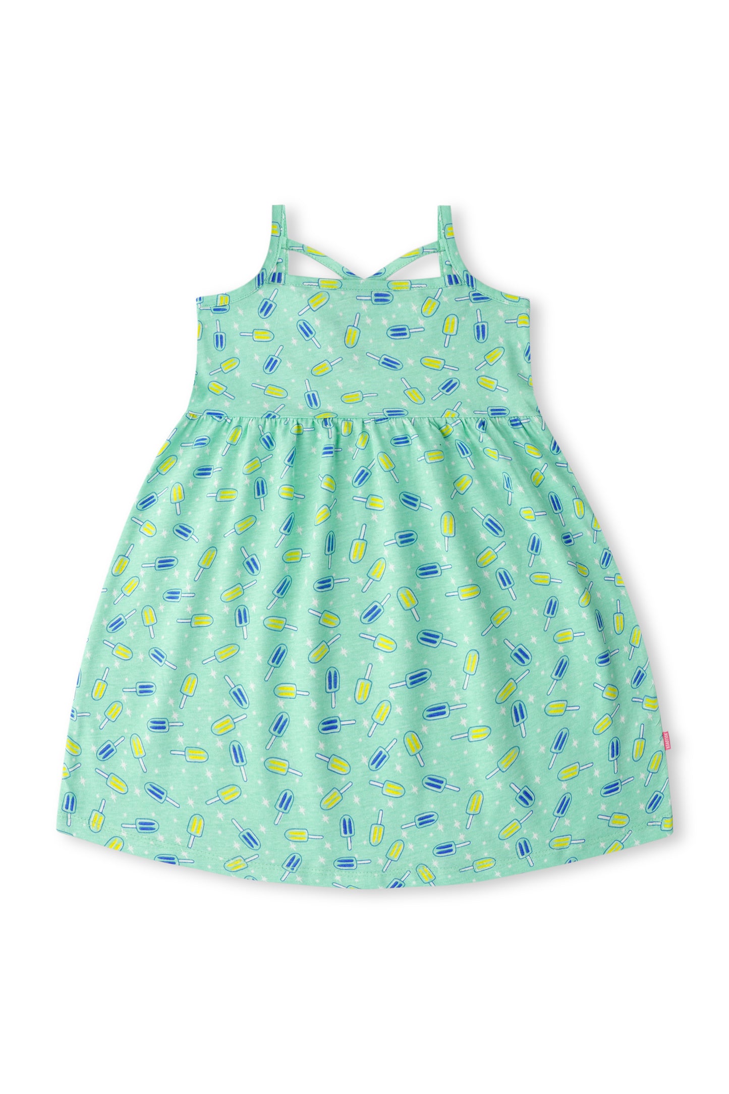 Mint Rotary Printed Frock