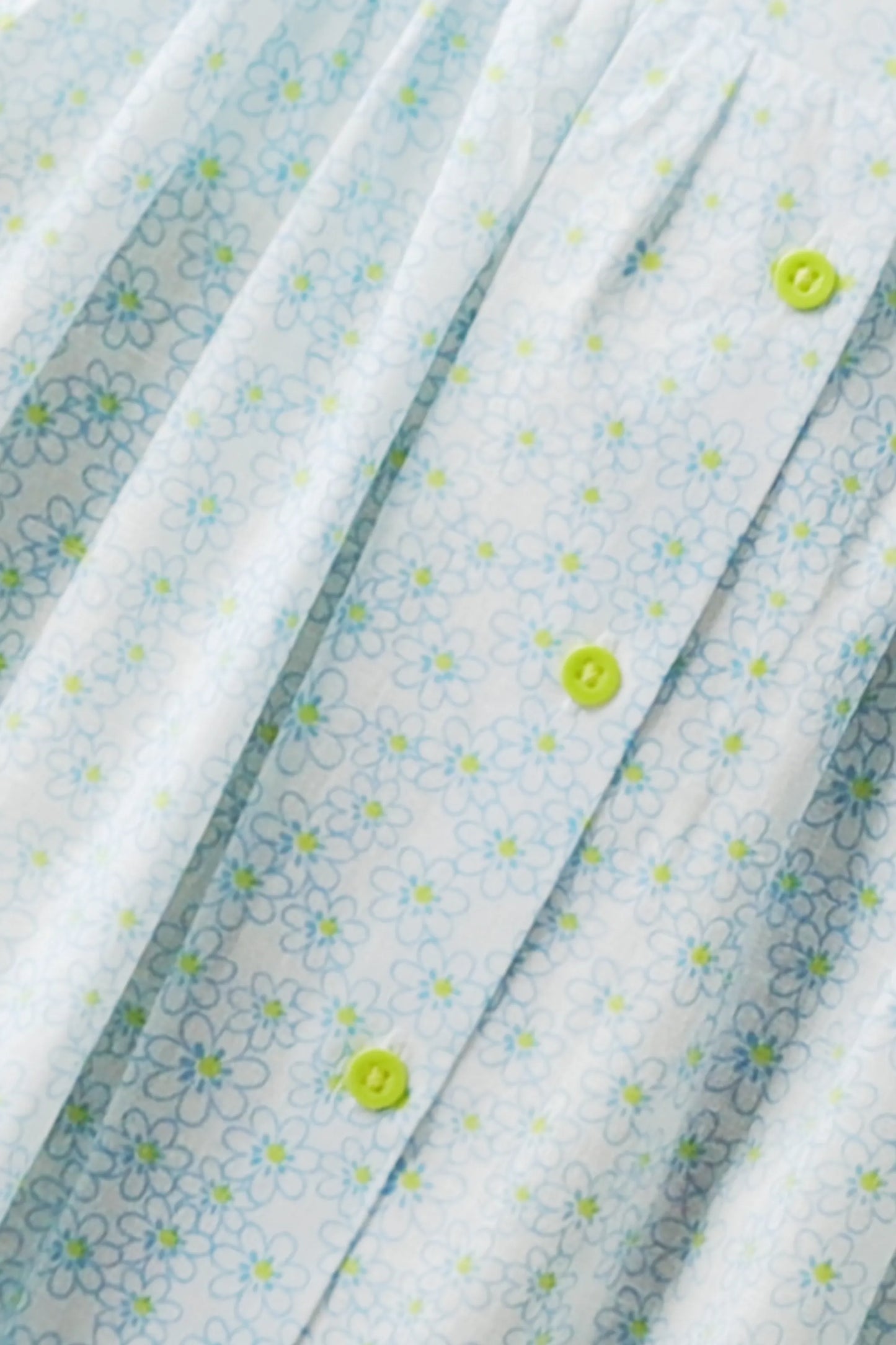 Little Daisy Button Cotton Dress