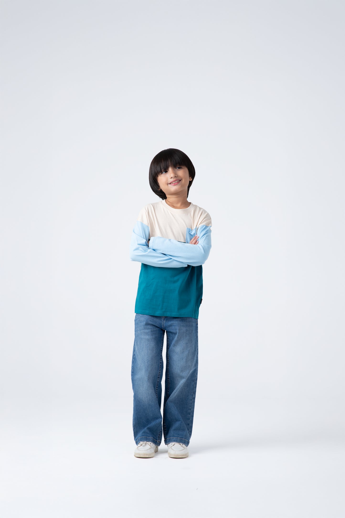 تيشيرت مريح بثلاث درجات لونية