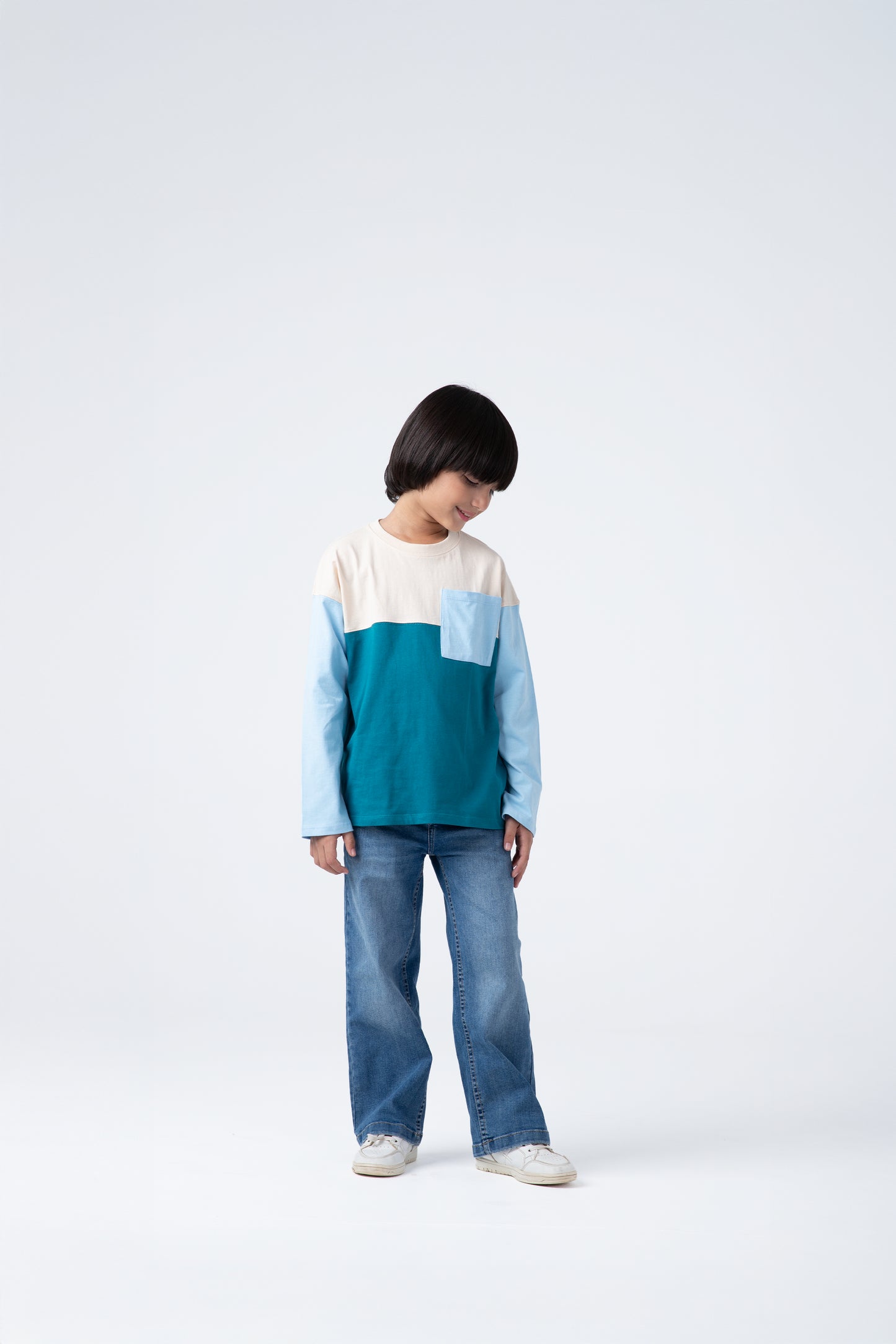 تيشيرت مريح بثلاث درجات لونية