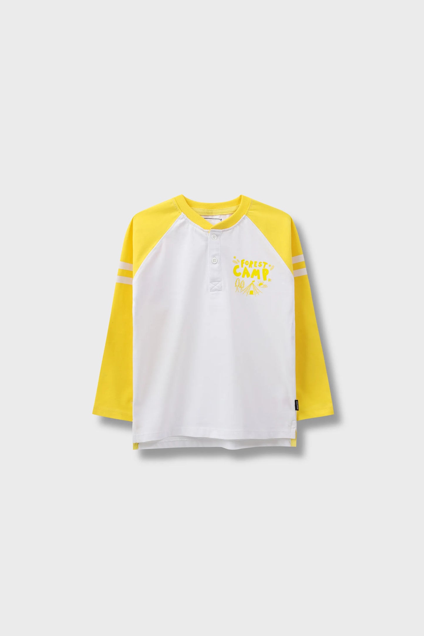 Yellow Hike Raglan Tee