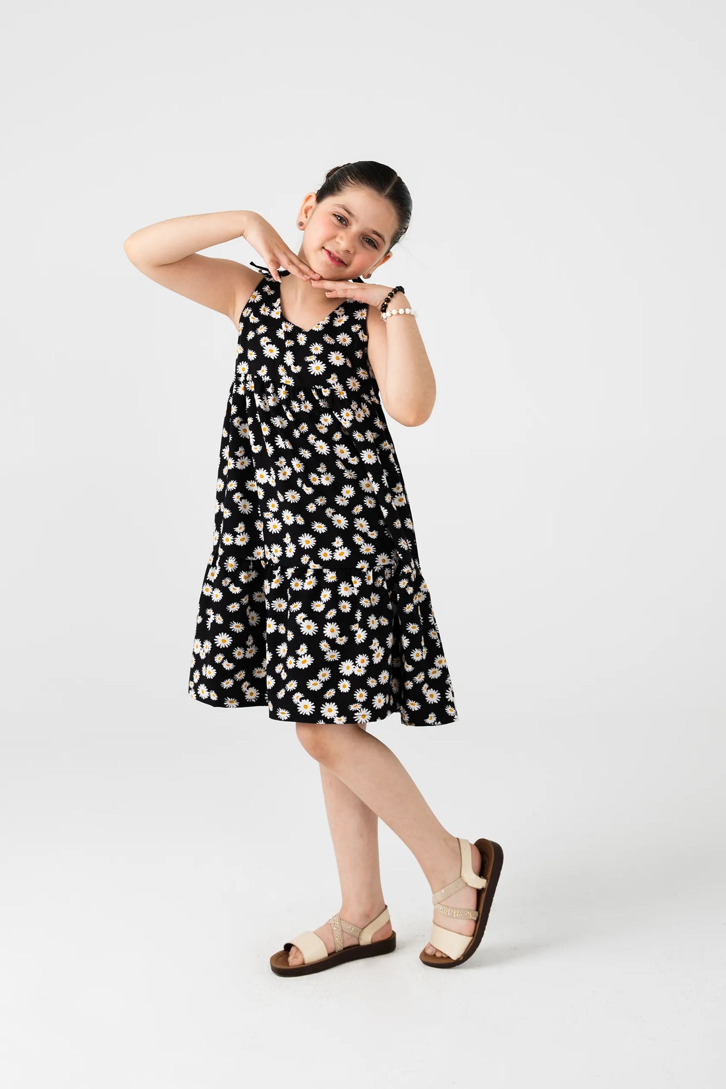 Blooming Daisy Georgette Dress