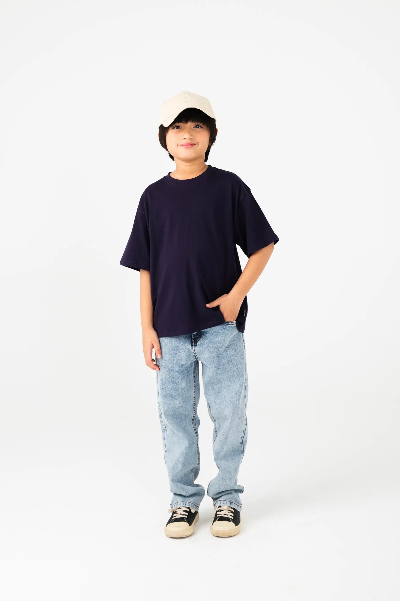 Boys Navy Ease Everyday Tee