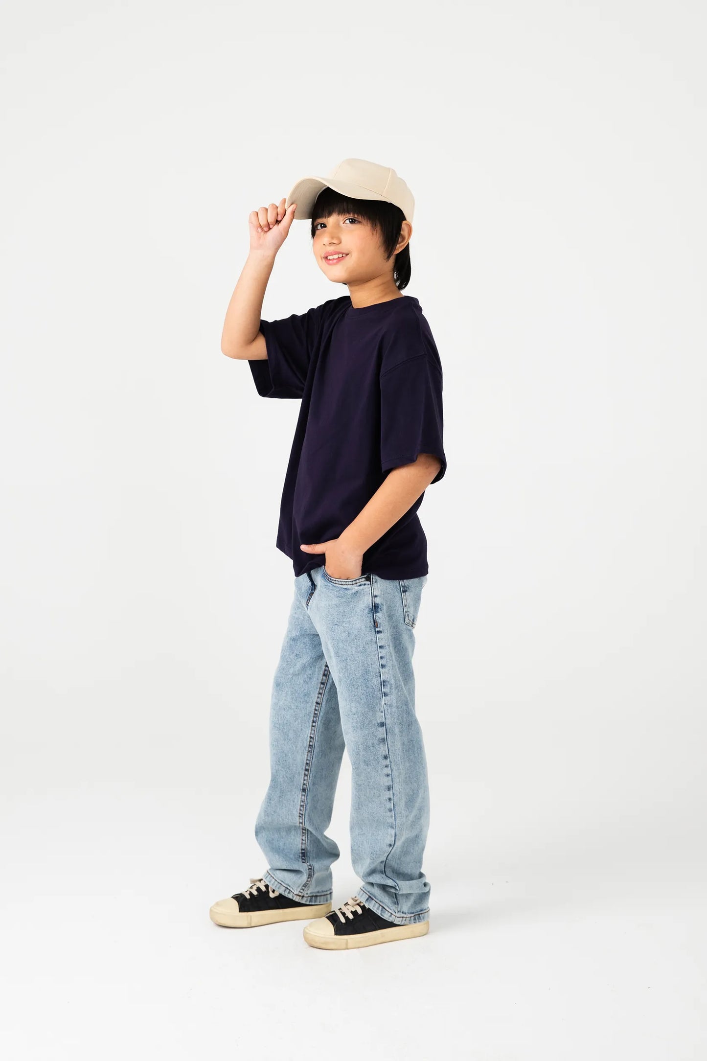 تي شيرت كاجوال أولادي كحلي إيز إيڤري داي