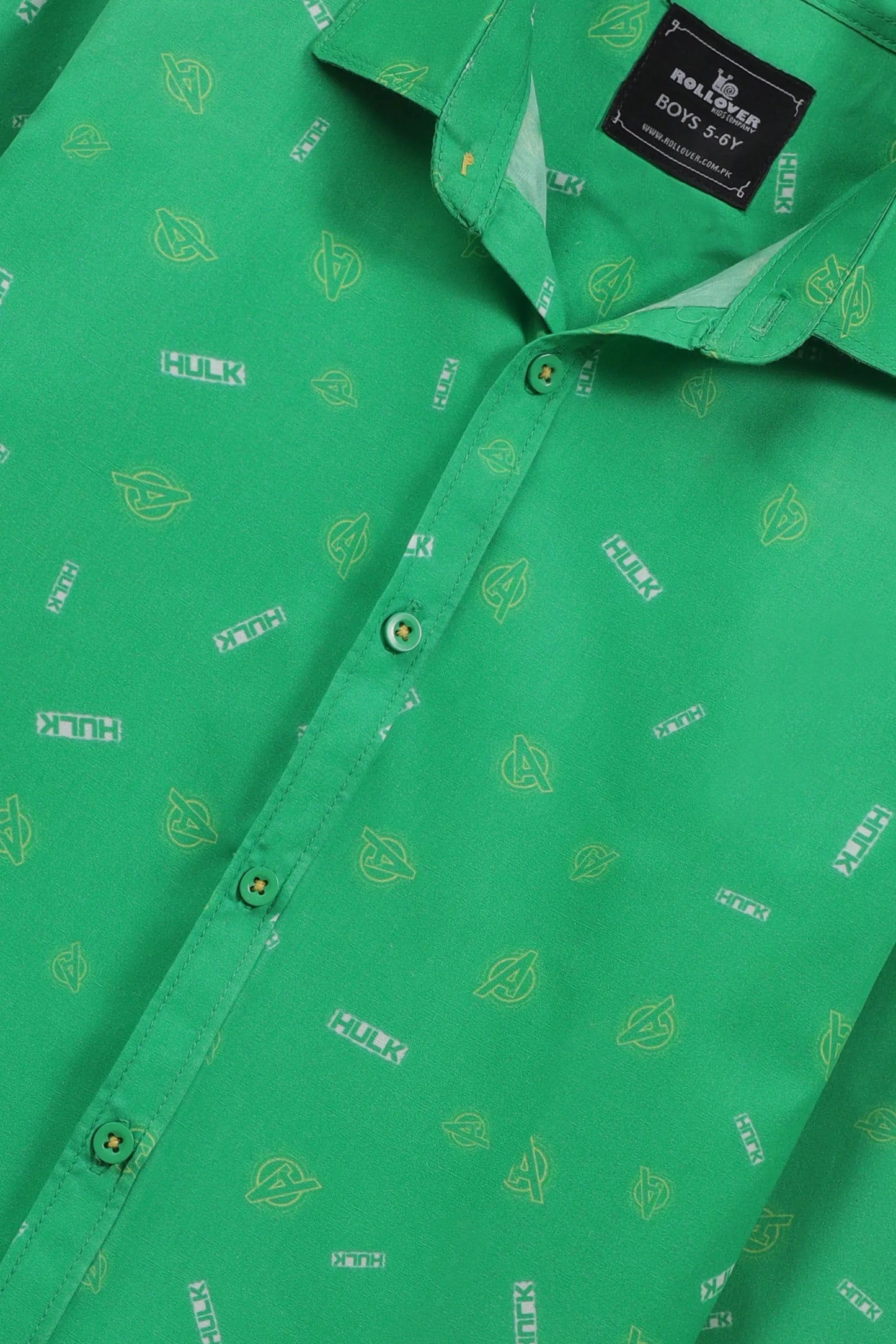 تيشيرت قطن أخضر هالك أفنجرز