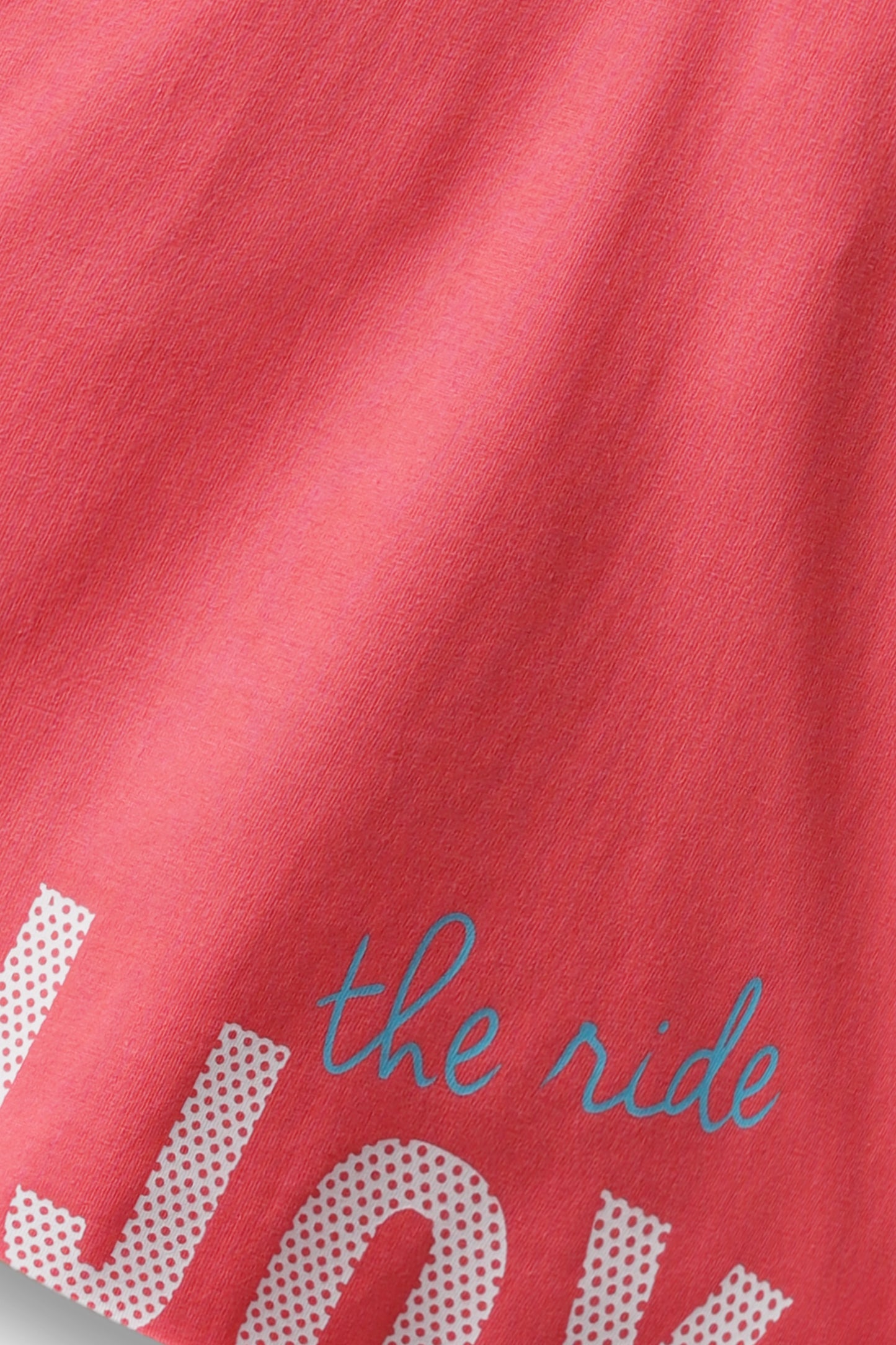 تي شيرت "استمتع بالرحلة" المريح