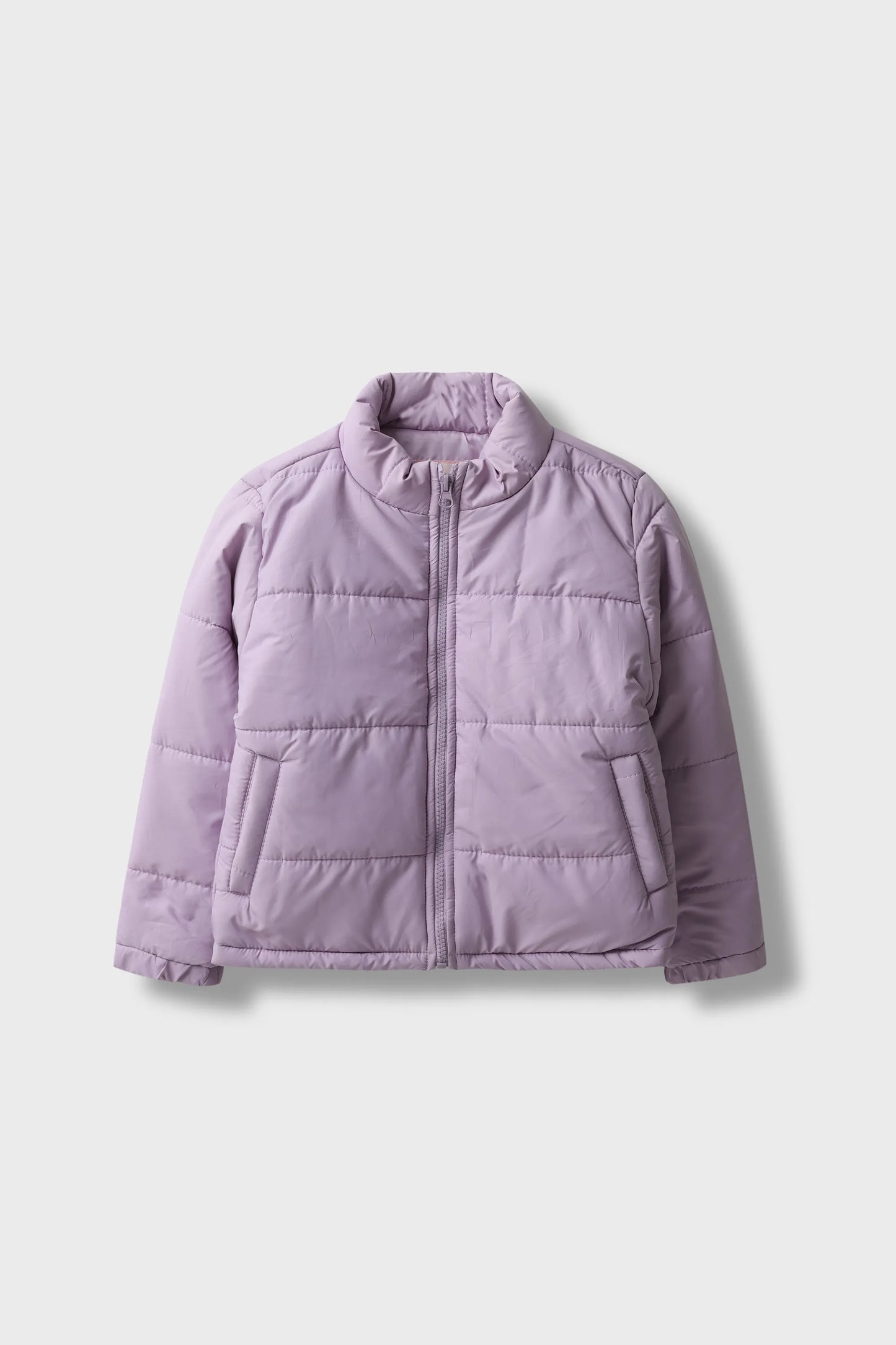 Girls Lilac Puffer Jacket