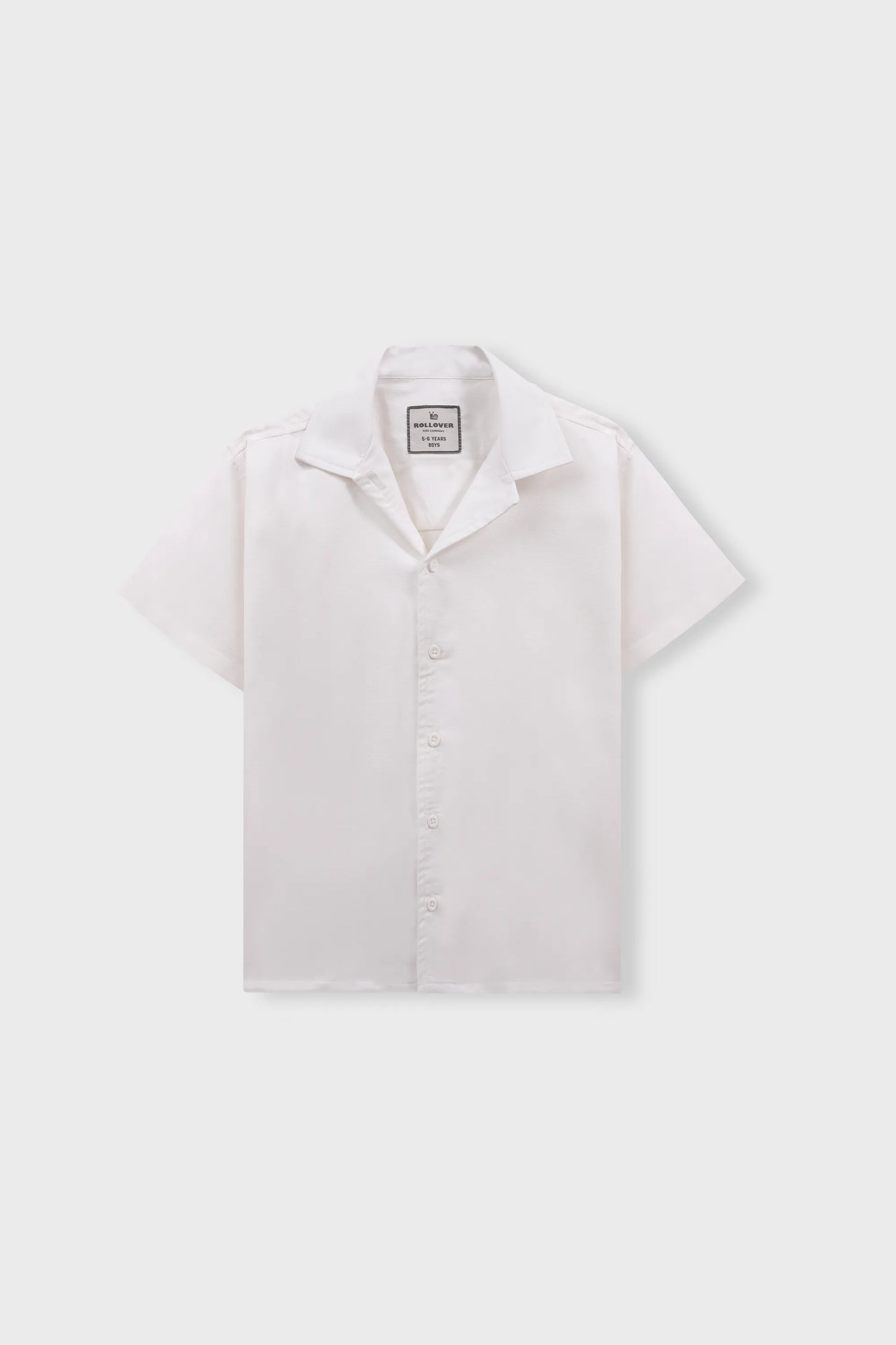 قميص شامبراي كاجوال أبيض بريز