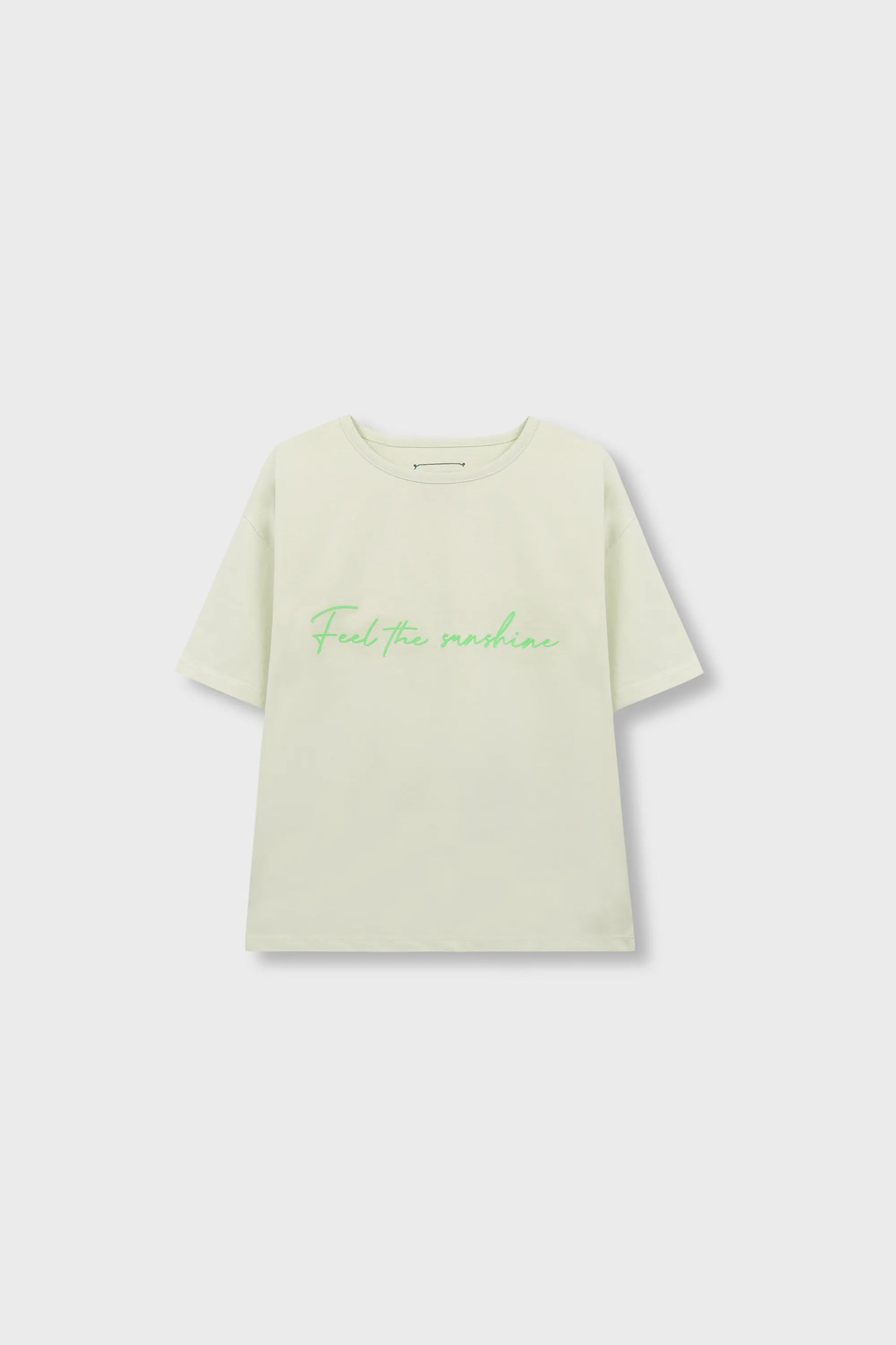 Girls Slogan Printed Relaxed Tee