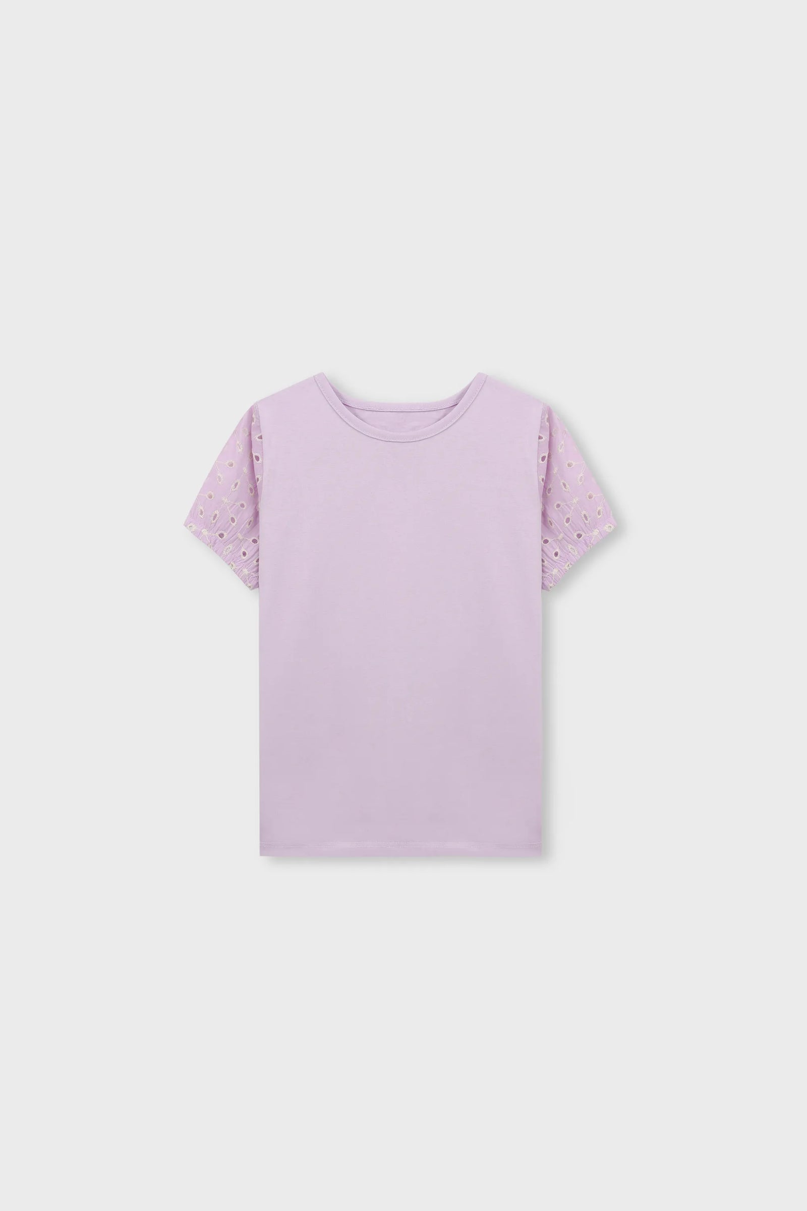 Girls Solid Lilac Chic T-Shirt