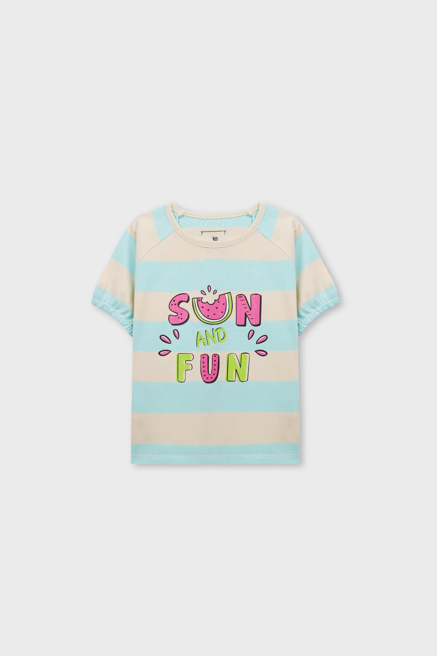 Girls Fun & Sun Raglan Tee