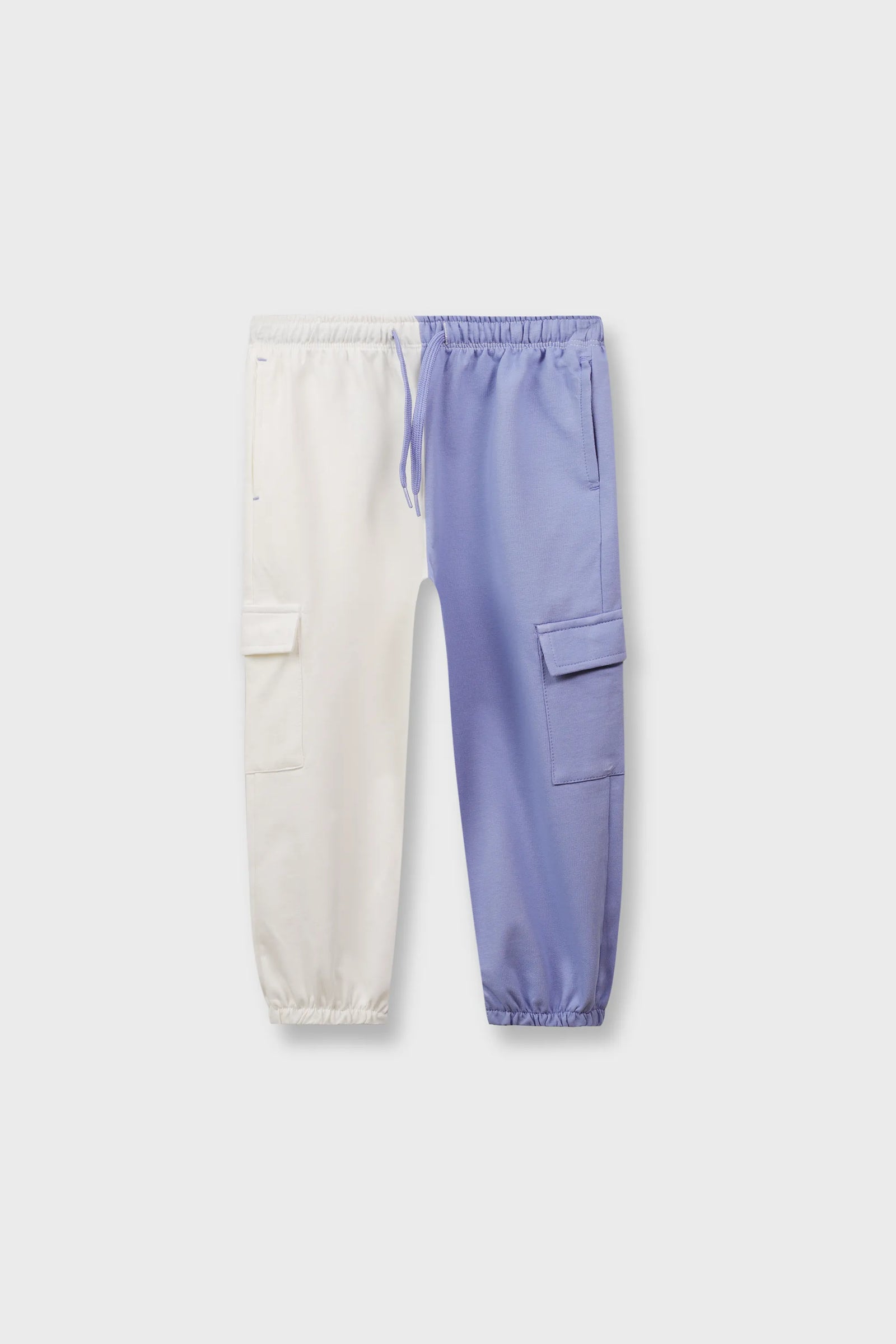 بنطال كارغو ولادي مريح بلونين